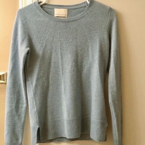 Baby blue cashmere sweater